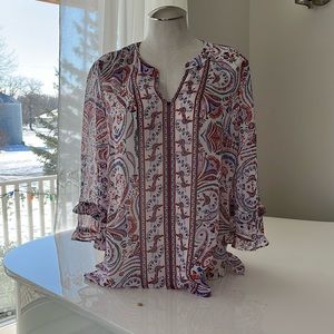 Liz Claiborne sheer blouse size medium